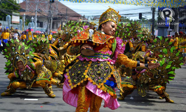GRAND. Sinulog is known for its magnificent street parades. File photo by Jona Branzuela Bering/Rappler 