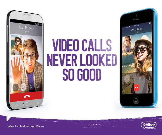 VIBER. Viber gets video calls. Image from Viber.