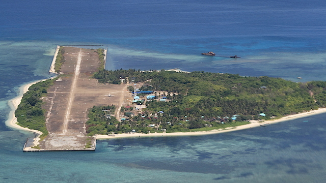 PAG-ASA ISLAND. The second biggest island in the disputed South China Sea is home to about a hundred Filipinos. File photo by SSg Amable Milay/Philippine Air Force  
