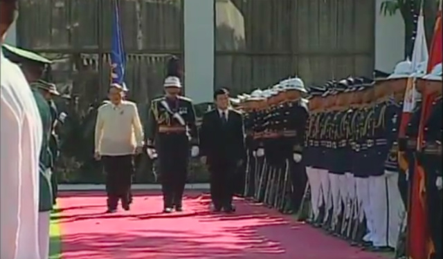 Former Vietnam president Truong Tan Sang in October 2011. Screenshot from RTVM 