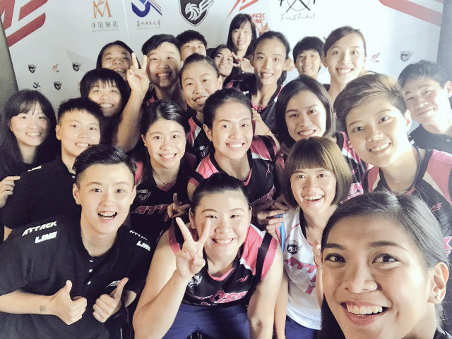 PLAYING IN TAIWAN. 'I’m expecting to really learn a lot of things here and adjust to a new system again and hopefully bring everything that I’ve learned sa Manila and share it with my teammates and everyone,' says Alyssa Valdez. Photo from Valdez's Twitter 