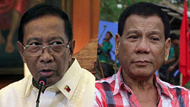 TIT FOR TAT. The camp of Vice President Jejomar Binay raises questions about the clean image of Davao City Mayor Rodrigo Duterte. The mayor has slammed Binay in his campaign rallies as a corrupt official. 