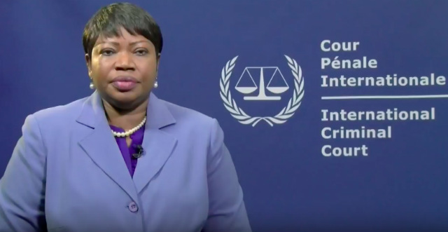 CLOSELY MONITORING. ICC Prosecutor Fatou Bensouda confirms that the international court has opened a preliminary examination into Duterte's war on drugs. Screenshot from Youtube video  