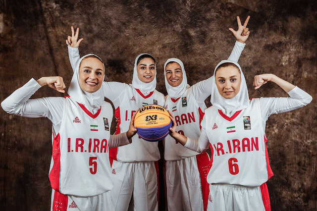 STATEMENT. The Iran national women's basketball team's win against Angorra in the 3x3 World Cup will hopefully spark change back in its country. Photo from FIBA 
