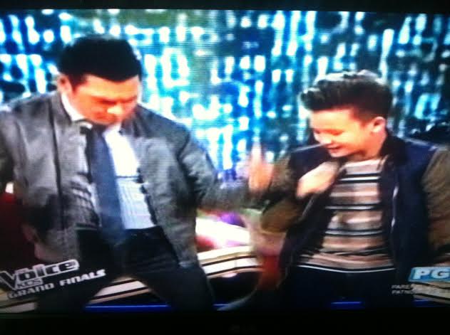 HATAW NA. Gary V and JK perform 'Eto Na Naman.' Screengrab from ABS-CBN