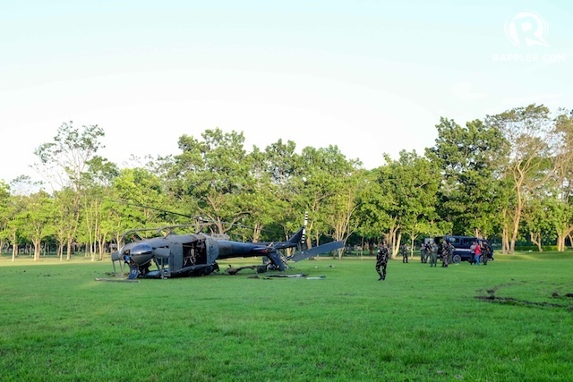 Air Force Chopper Crashes In Cagayan De Oro