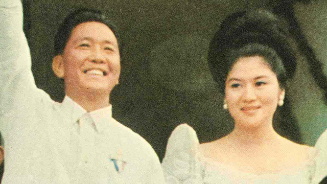 MARCOS COUPLE. President Ferdinand Marcos and First Lady Imelda Marcos. File photo from Presidential Library and Museum Flickr account 