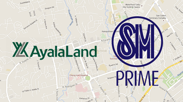JOINT FORCE. SM Prime and Ayala Land will do separate projects within the 26-hectare South Road Properties in Cebu 