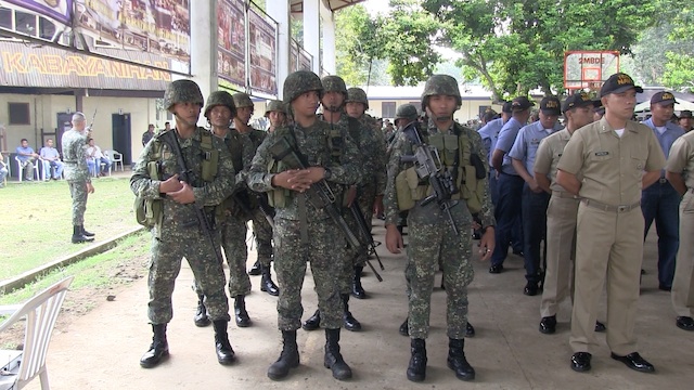 BACK IN MAGUINDANAO. A batallion of Marines have been redployed to Maguindanao days after the bloody clash between elite cops and the MILF in the province. File photo 