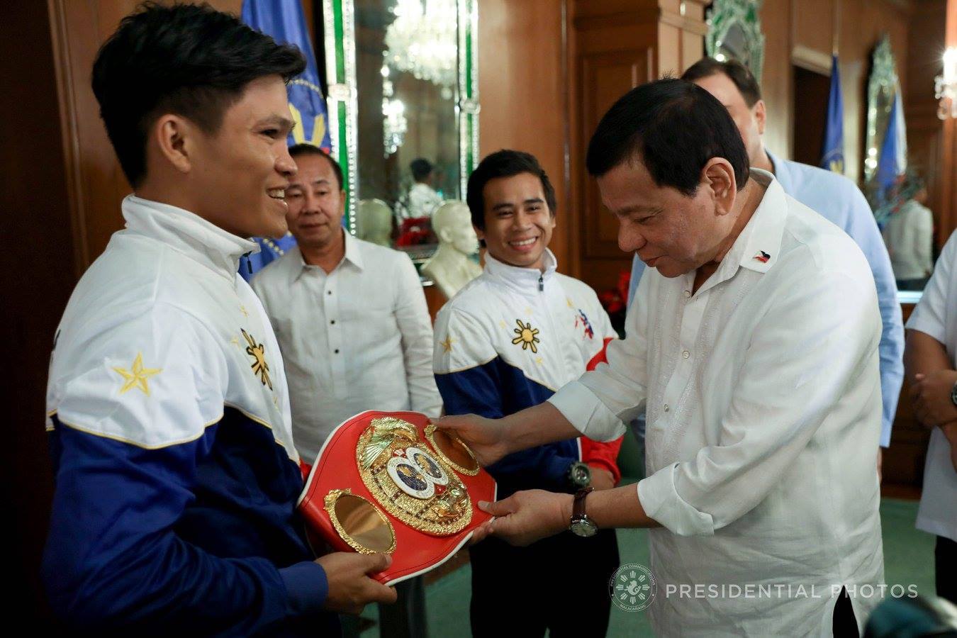 ON THE RISE. Ancajas' profile is rising in the Philippines after a year of being world champion. Malacañang file photo 