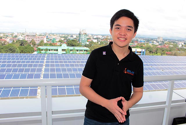 Leandro Leviste, 21-year old Yale student, is also founder and president of Solar Philippines. All photos by Ruy Martinez