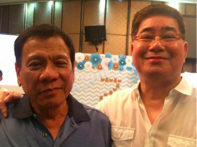 SUPPORTER. La Viña was the Duterte campaign's social media director.  