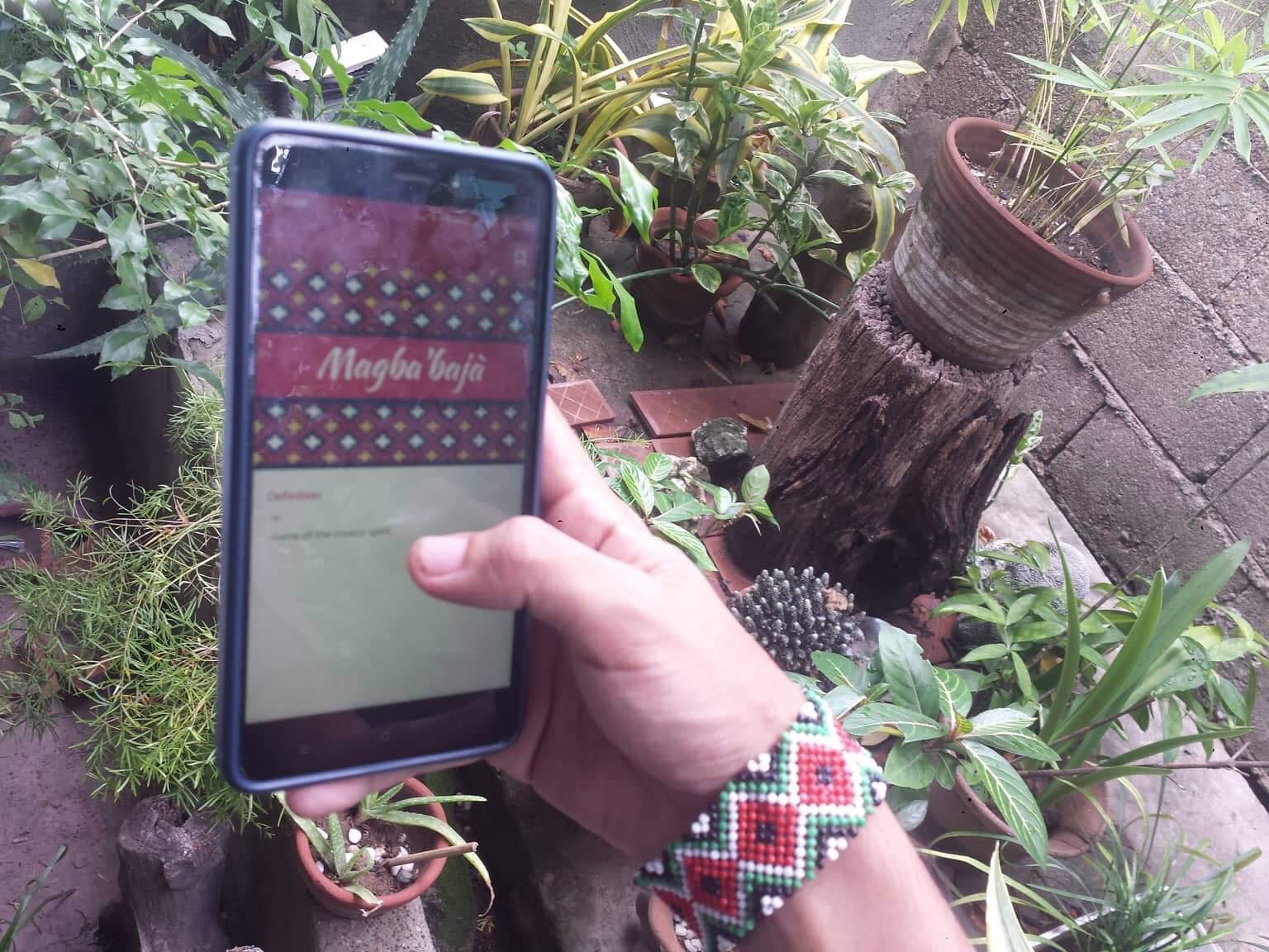 MANOBO DICTIONARY. The Save Our Schools (SOS) Network launched a mobile dictionary app in an effort to save the Manobo language. Photo by Chad Booc 