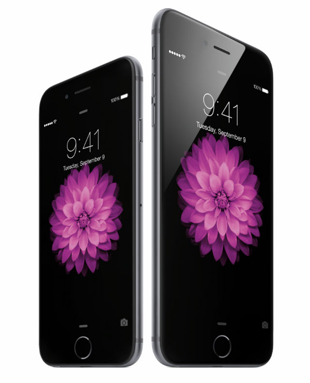 THE NEW IPHONES. Image from Apple PR.