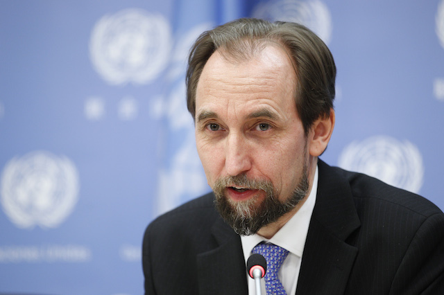 Undermines justice. United Nations High Commissioner for Human Rights Zeid Ra'ad Al Hussein says the 'shoot to kill' orders undermine justice. Photo from UN 