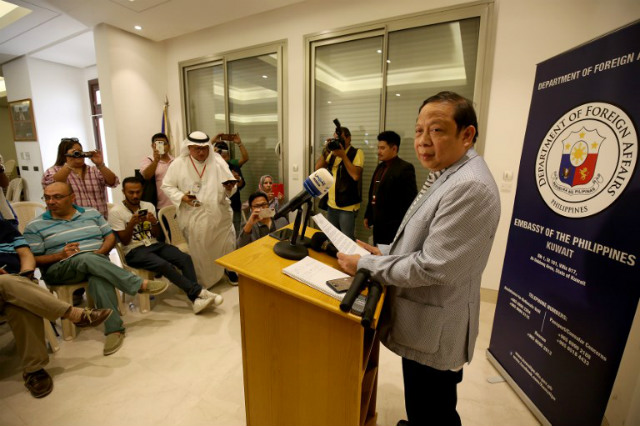ORDERED TO LEAVE. Philippine Ambassador to Kuwait Renato Villa is ordered to leave Kuwait, which declared him 'persona non grata.' File photo by AFP 
