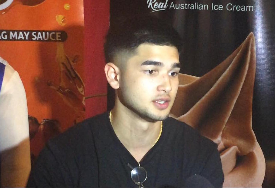 BUSINESSMAN. Gilas Pilipinas cadet Kobe Paras wants to offer Filipinos 'affordable' but 'high end' products with his own clothing brand. Photo by Delfin Dioquino 