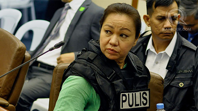 'NOT MASTERMIND.' Janet Lim Napoles denies in her affidavits that she is the mastermind of the pork barrel scam and that she is the most guilty. File photo by LeAnne Jazul/Rappler