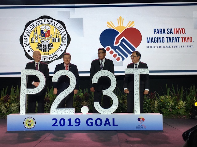AMBITIOUS. The BIR sets the collection goal higher after failing to reach its goal last year. Photo by Ralf Rivas/Rappler 