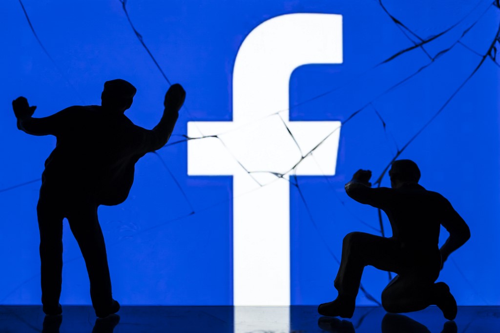 FACEBOOK. A large majority of Americans believe Facebook has 'too much power' but many would be disappointed if the social networking giant disappeared, a The Verge survey showed on March 2, 2020. Photo by Joel Saget/AFP 