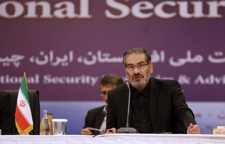 SECURITY OFFICIAL. Ali Shamkhani, secretary of the Supreme National Security Council of Iran speaks during the first meeting of national security secretaries of Afghanistan, China, Iran, India and Russia, in the Iranian capital Tehran on September 26, 2018. Photo by Atta Kenare/AFP 