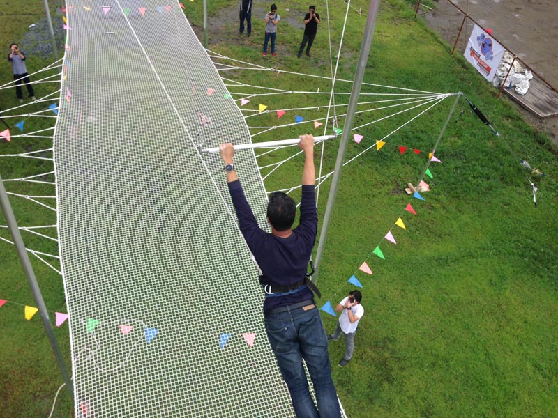 TRY. It may not be with the greatest of ease, but you will fly through the air on a trapeze. Photo courtesy of PJ Caña 