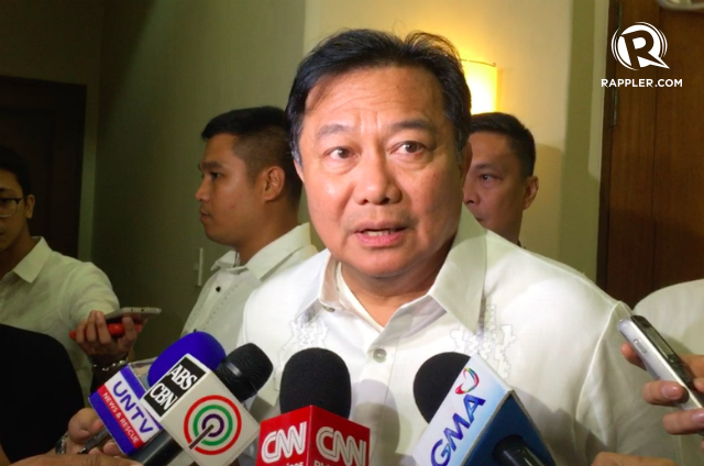 UNFAIR. House Speaker Pantaleon Alvarez says he sees no reason to continue to fund the Commission on Human Rights. Photo by Jodesz Gavilan/Rappler 