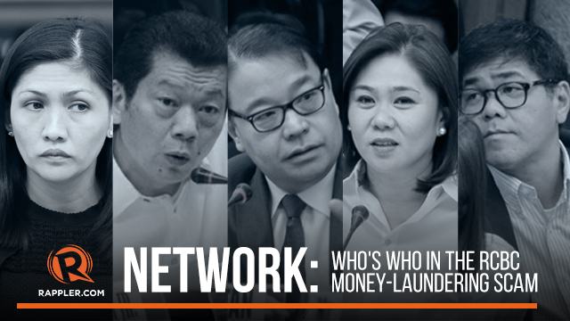 SMALL WORLD. Who are the personalities involved in the recent money-laundering scam? All graphics by Nico Villarete 