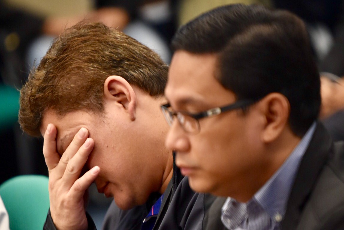 FATHER-SON TALK. President Rodrigo Duterte and son Paolo Duterte are expected to talk about his decision to resign as Davao City vice mayor. File photo by LeAnne Jazul/Rappler 