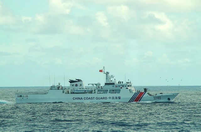 CHINA COAST GUARD. Sightings of China Coast Guard vessels have been reported near Panatag (Scarborough) Shoal. File photo from Japan Coast Guard/AFP 