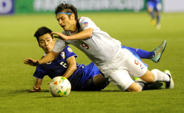“I think one of Misagh’s strongest assets is his heart. Misagh will put himself into the most dangerous tackles to win for the team," says Global coach Leigh Manson. Photo by Jay Directo/AFP “I think one of Misagh’s strongest assets is his heart. Misagh will put himself into the most dangerous tackles to win for the team," says Global coach Leigh Manson. Photo by Jay Directo/AFP
