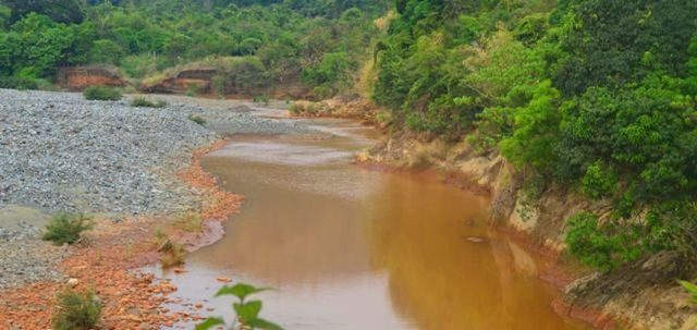 WRIT OF KALIKASAN. Before nickel mining started in 2007, around 2000 hectares of farmland could be irrigated, and this year it is down to 800 hectares. Photo by Randy Datu