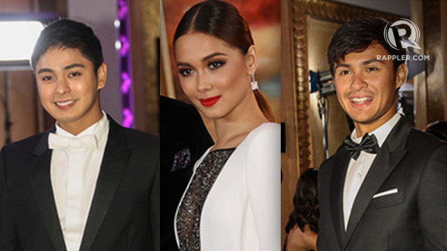 COCO, MAJA, MATTEO. In 2014, Coco and Matteo walked the red carpet solo. Photo by Manman Dejeto/Rappler  