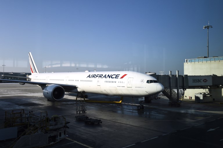 'CHALLENGING' MARKET. Air France-KLM faces challenges such as rising fuel costs. File photo by Bertrand Guay/AFP   