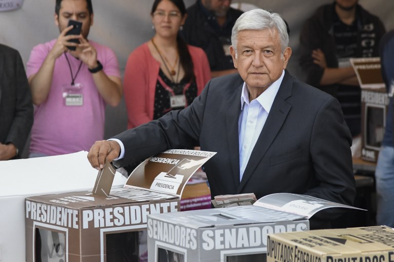 STUBBORN. 'I'm stubborn,' said Andres Manuel Lopez Obrador, Mexico's presumptive president, of himself.  AFP Photo 