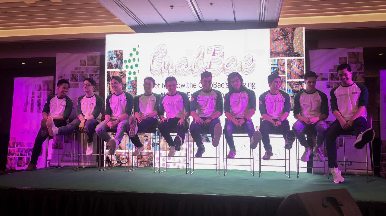 BAE. Here are the 'GrabBaes' or Grab's kilig ambassador during the #KiligforEveryone launch. Photo by Aika Rey/Rappler 