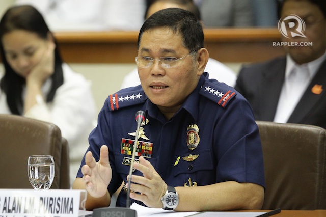 RESIGNED. File photo of suspended PNP chief Director General Alan Purisima  