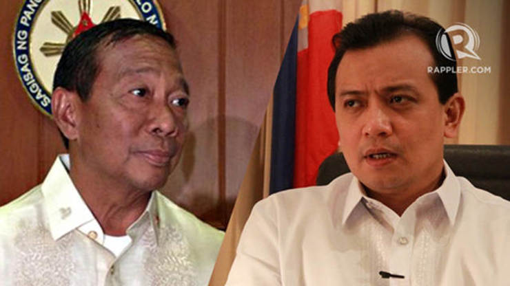 IT’S ON. The KBP announces November 27 are the date for a ‘debate’ featuring Vice President Jejomar Binay and Senator Antonio Trillanes IV. Rappler file photos 
