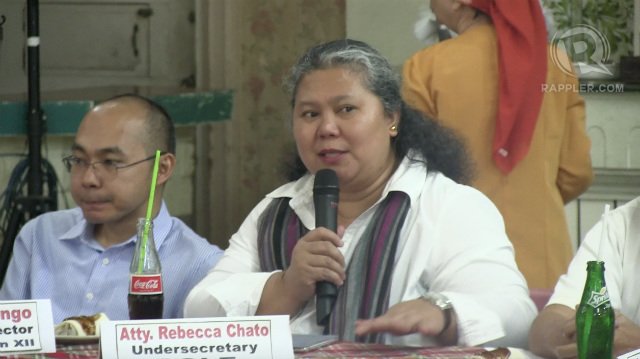 MINE SAFETY. Labor Undersecretary Rebecca Chato says the labor department have coordination efforts with main government agencies in charge of mine safety. File photo by Buena Bernal/Rappler   