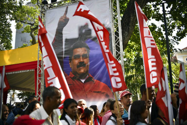 CRACKDOWN. File photo of demonstrations supporting Venezuelan President Nicolas Maduro. AFP Photo  