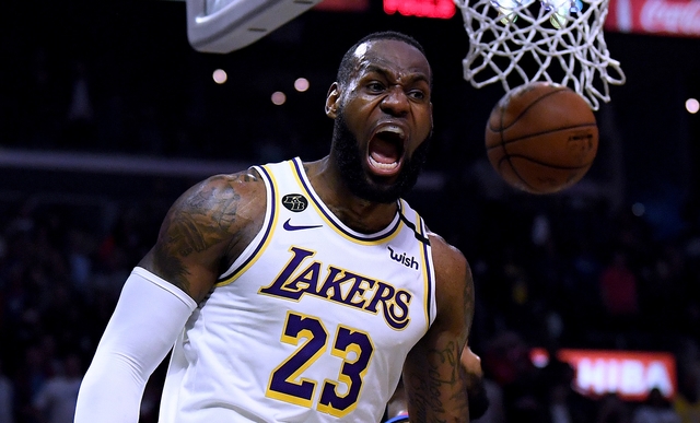 ON A ROLL. LeBron James and the Lakers have won 4 straight games. Photo from Twitter/@NBA  
