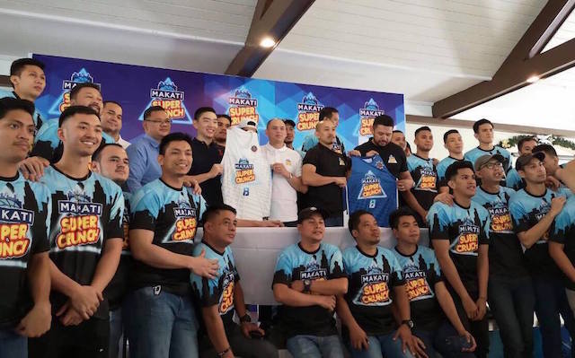NEW KITS. The Makati Super Crunch unveil their new uniforms for the MPBL Datu Cup. Photo by Roy Luarca 