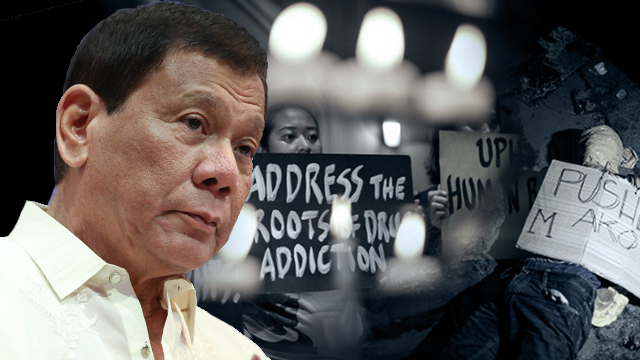 DEMONIZING. Human rights defenders took a beating in the first year of President Rodrigo Duterte. 
