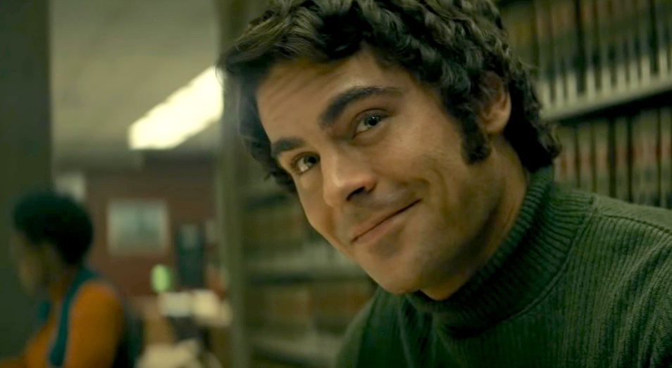 TED BUNDY. Zac Efron plays convicted serial killer Ted Bundy in the upcoming drama, 'Extremely Wicked, Shockingly Evil and Vile.' Screenshot from Voltage Pictures' Youtube page 
