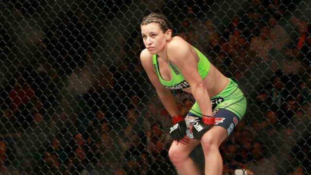 NEW VENTURE. Miesha Tate says she is 'thrilled' to join ONE Championship. File photo by Steve Marcus/AFP/Getty Images  