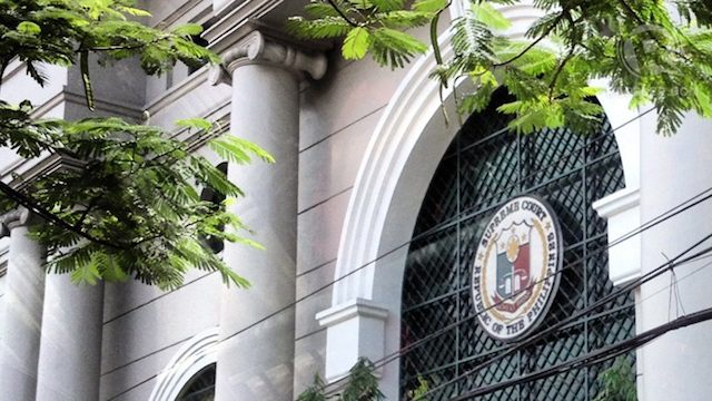 SEC AFFIRMED. In a vote of 8-5, the SC on Wednesday, December 21 denied the petition filed by Jose Judd Roy III, questioning the constitutionality of SEC Memorandum Circular No. 8, Series of 2013 or Guidelines on Compliance with the Filipino-Foreign Ownership Requirements. Rappler file photo 
