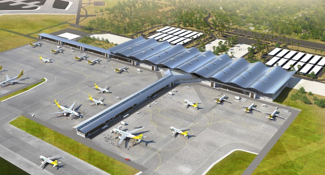 INFRA PROJECT. The BCDA says the Clark International Airport's new terminal building is expected to break ground in the 4th quarter of 2017 and would be completed in 2020. Artist perspective courtesy of BCDA