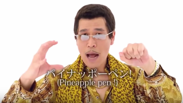 PPAP. Lirik "Pen - Pineapple - Apple - Pen" mendunia. Foto screenshot dari YouTube 
