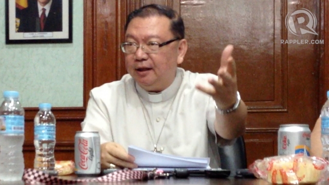 BREAKING SILENCE. Parañaque Bishop Jesse Mercado says he is willing to resign if proven guilty.  