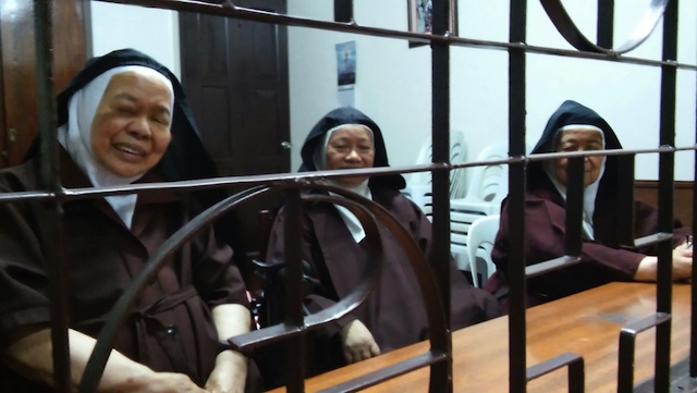 THEY HELPED CORY. (From left to right) Mother Aimee, Mother Ilaya, Mother Marietta. Photo by Ryan Macasero/Rappler 